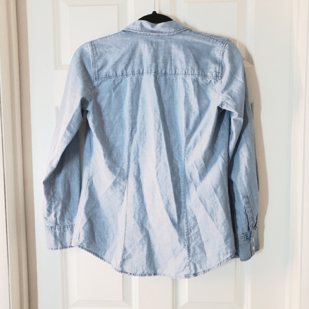 J.‎ Crew Denim Button Up XS - Picture 5 of 5